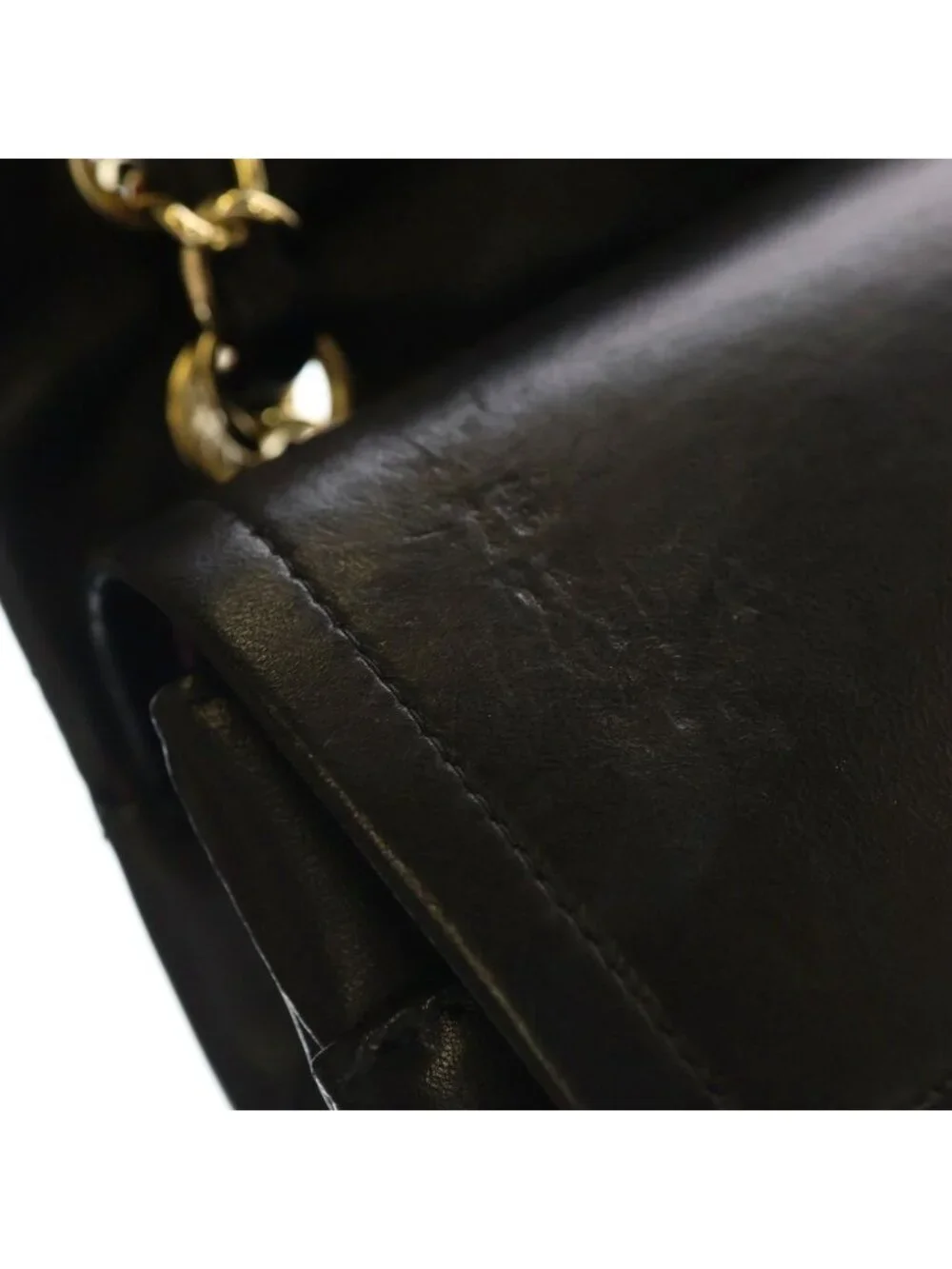 Chanel Maxi Quilted 30 Lambskin Leather Double Flap Chain Shoulder Bag Gold